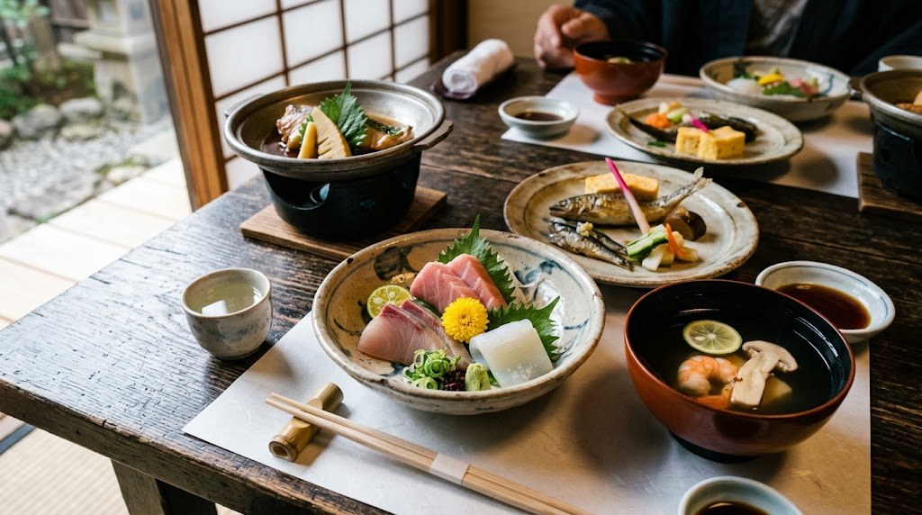 Kaiseki, multi-course seasonal dinner