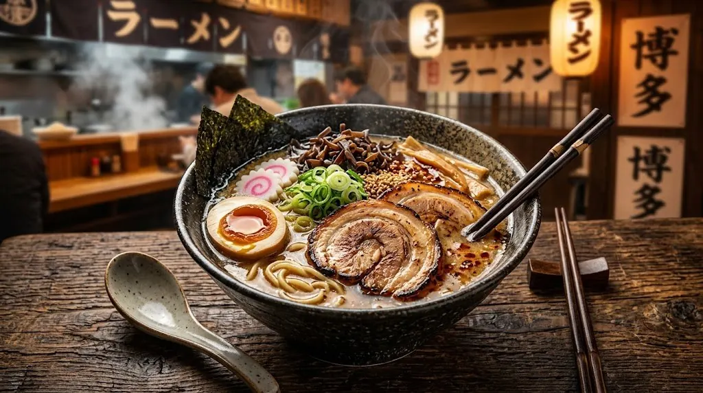 Ramen at a local Kyoto counter