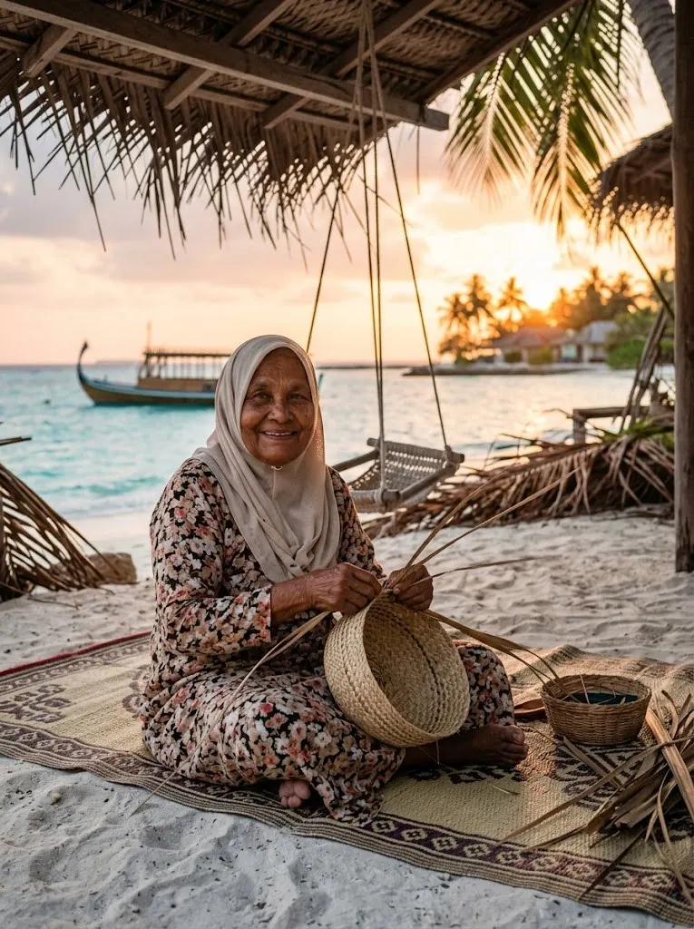 Sunset dolphin cruise, Maldives