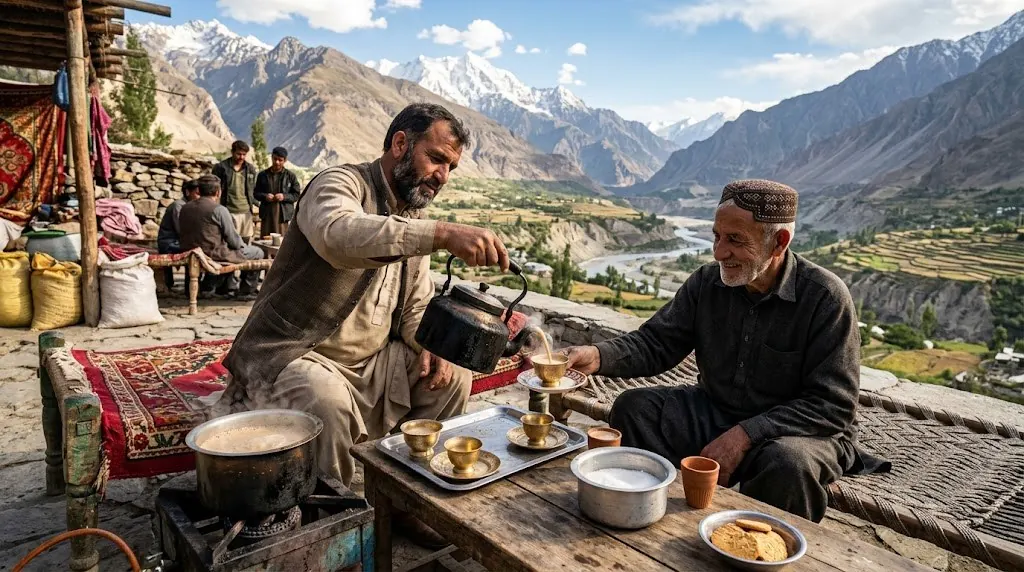 Kashmiri pink chai
