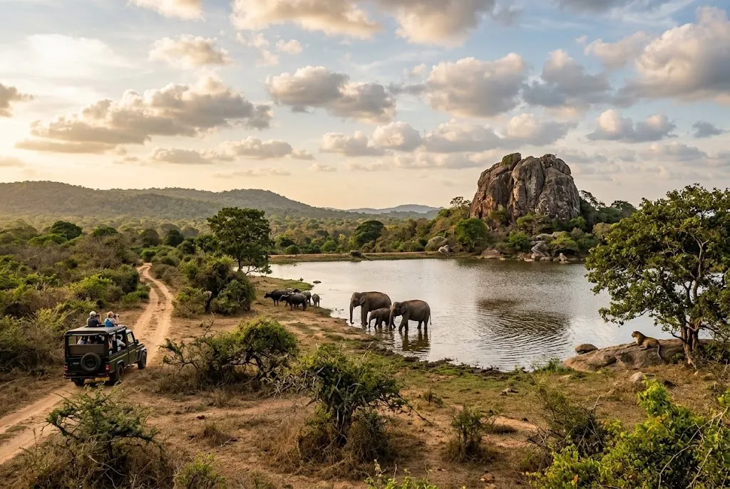 Safari game drive, Yala National Park