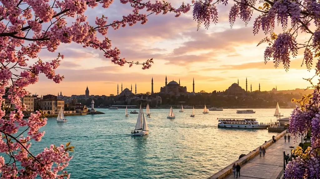 Istanbul in spring blossom