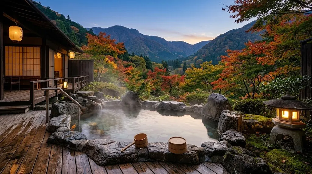 Private onsen bath