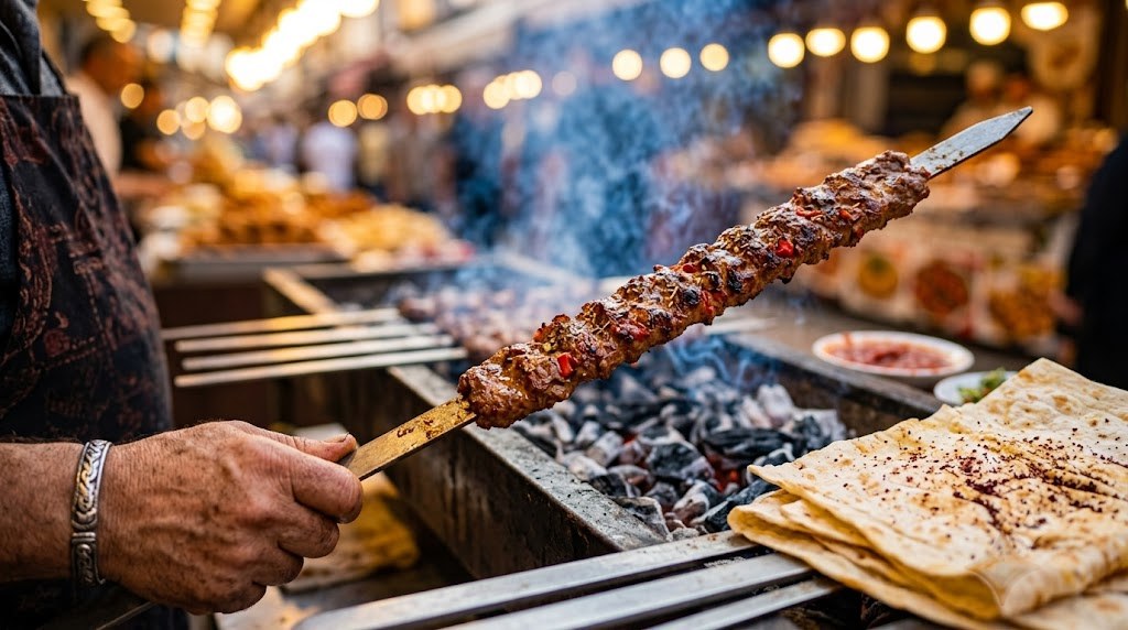 Traditional Turkish kebab